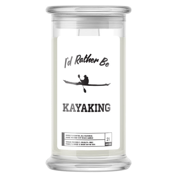 I'd rather be Kayaking Candles