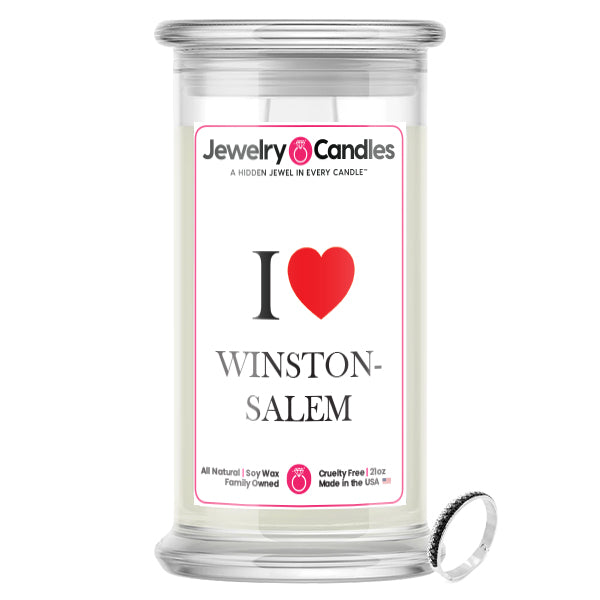 I Love WINSTON SAKEM Jewelry City Love Candles