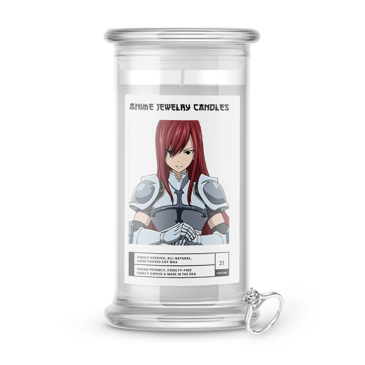 Scarlet, Erza | Anime Jewelry Candles