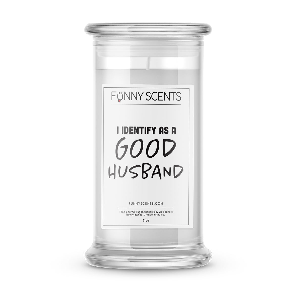 I Identify As a Good Husband Funny Candles
