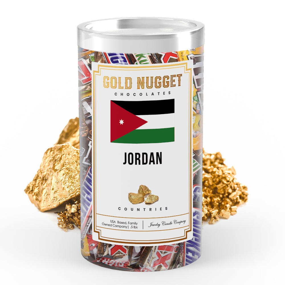 Jordan Countries Gold Nugget Chocolates