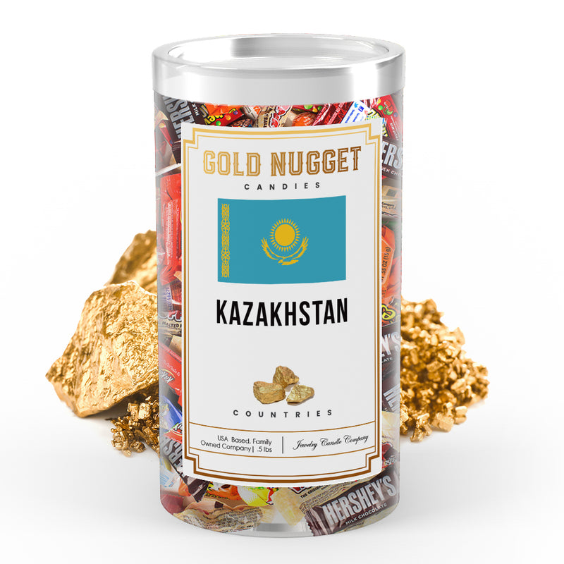 Kazakhstan Countries Gold Nugget Candy