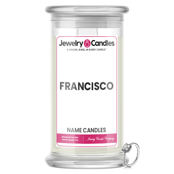 FRANCISCO Name Jewelry Candles