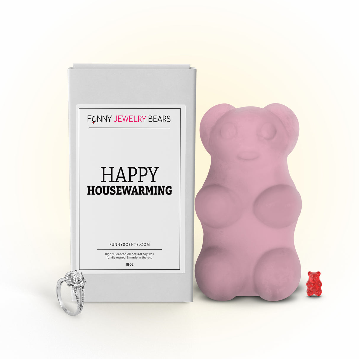 Happy Housewarming Funny Jewelry Bear Wax Melts