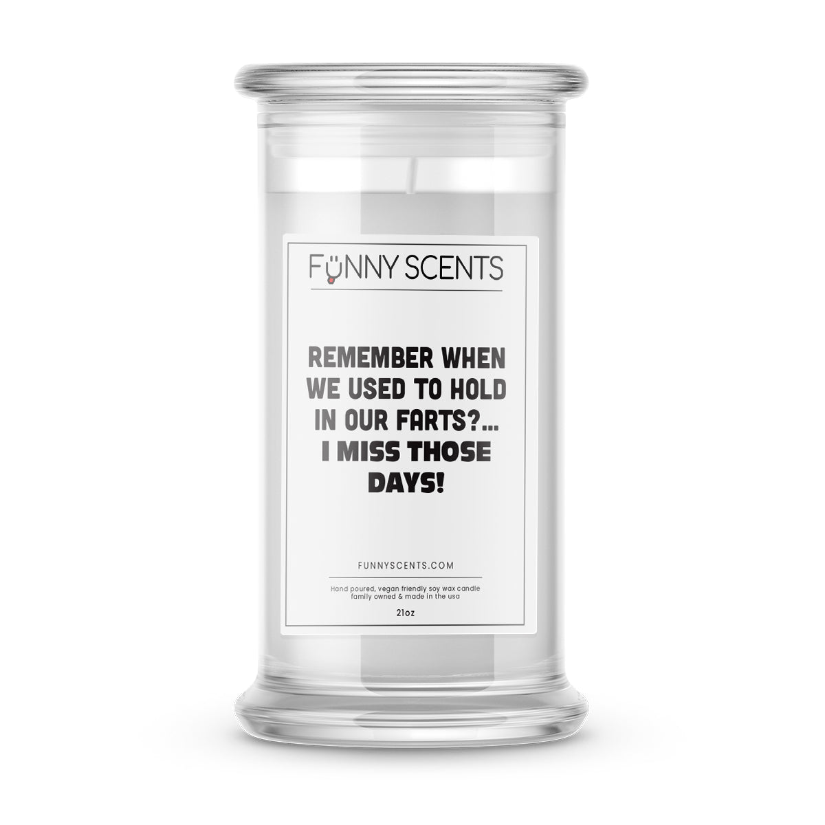 remember when we used to hold in our farts funny candle