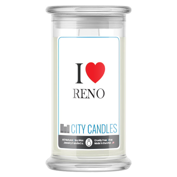 I Love RENO Candle