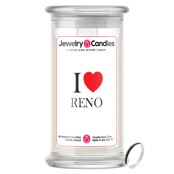 I Love RENO Jewelry City Love Candles