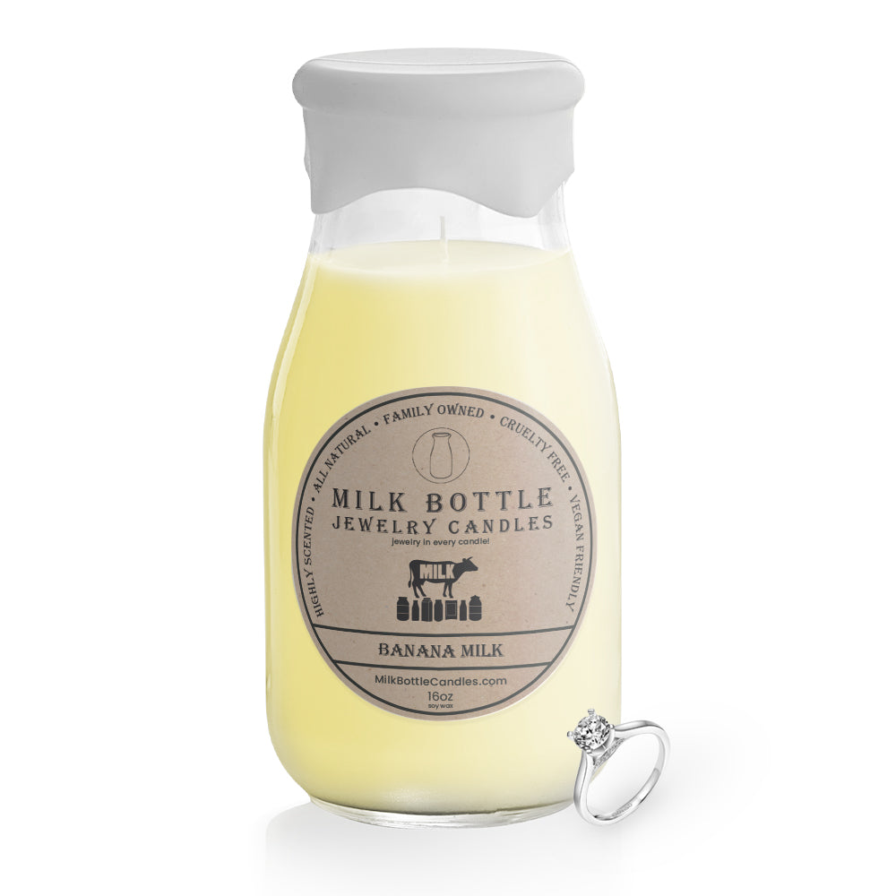 Banana Milk - Milk Bottle Jewelry Candles