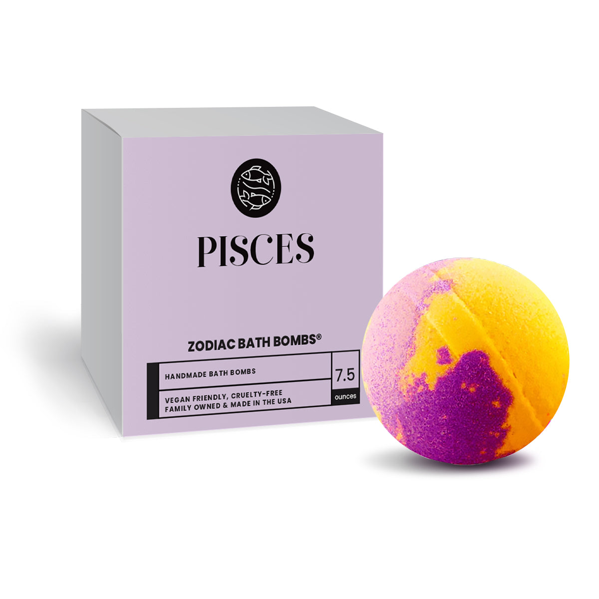 Pisces Zodiac Bath Bomb