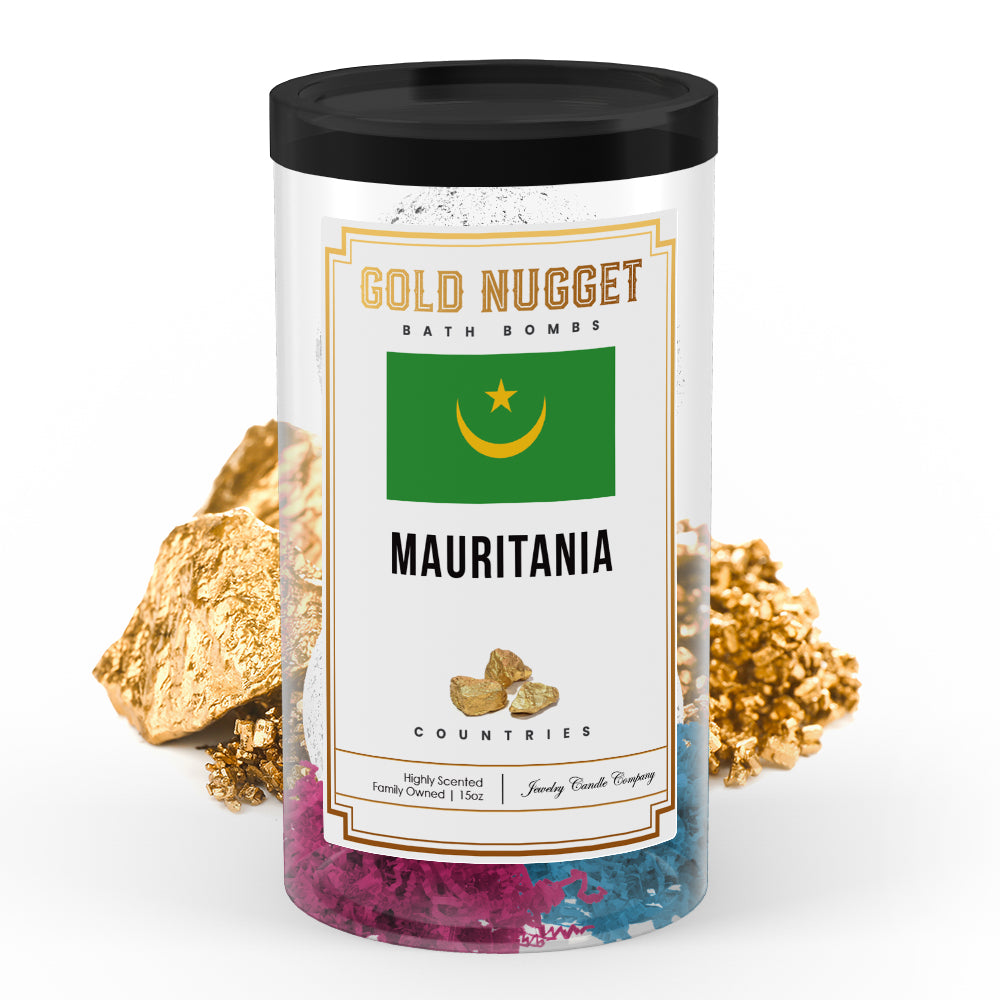 Mauritania Countries Gold Nugget Bath Bombs