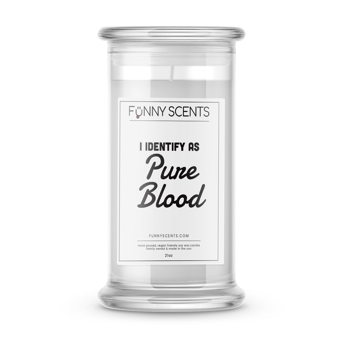 I Identify As a Pure Blood Funny Candles