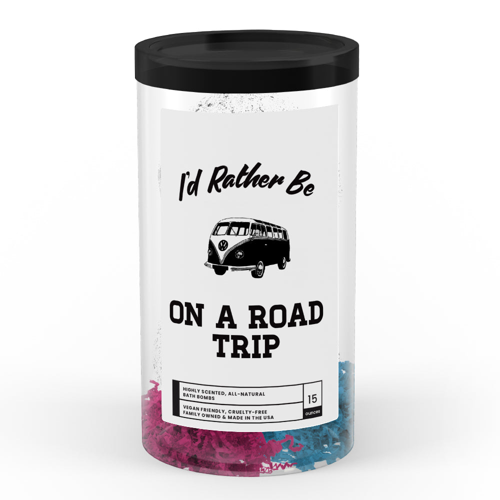 I'd rather be On a Road Trip Bath Bombs