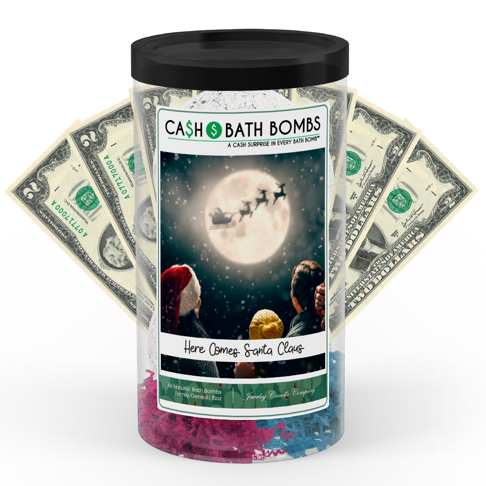 Here Comes Santa Claus Cash Bath Bomb