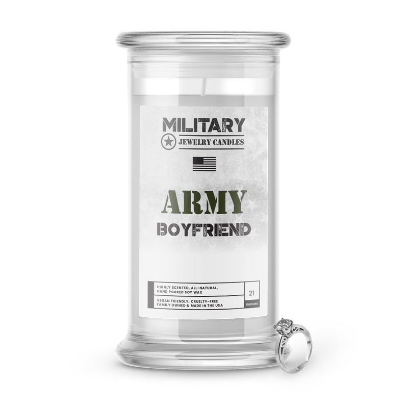 Army Boyfriend | Military Jewelry Candles