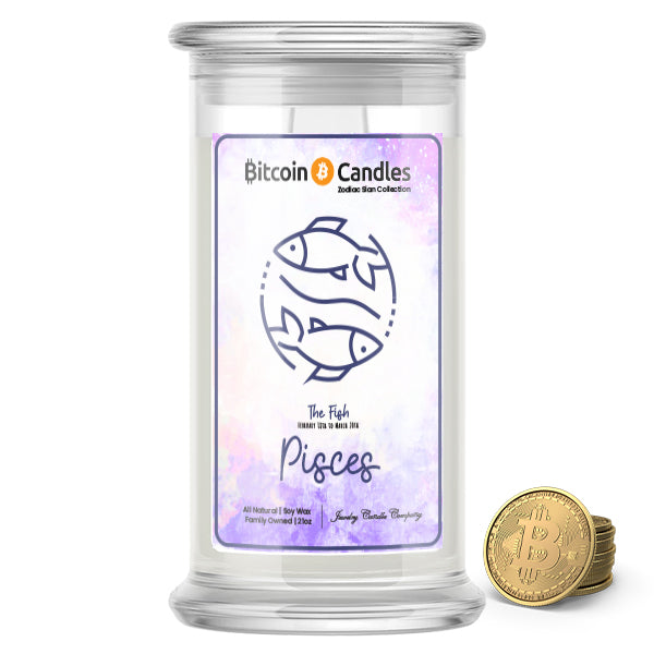 Pisces Zodiac Bitcoin Candles