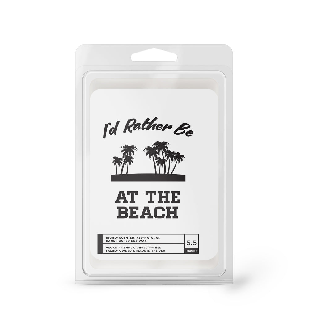I'd rather be At The Beach Wax Melts