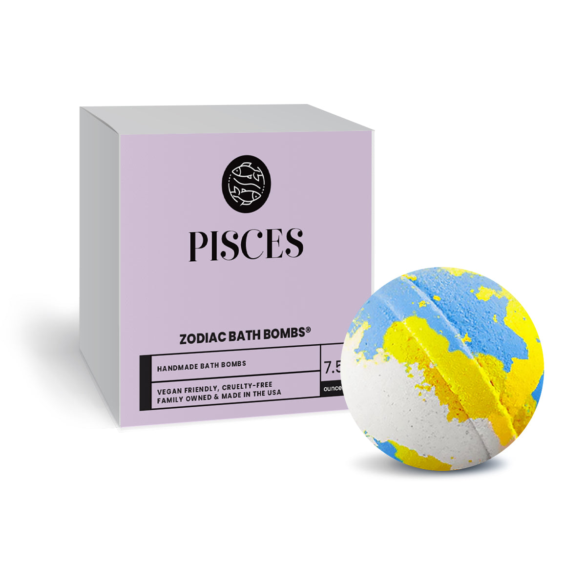 Pisces Zodiac Bath Bomb