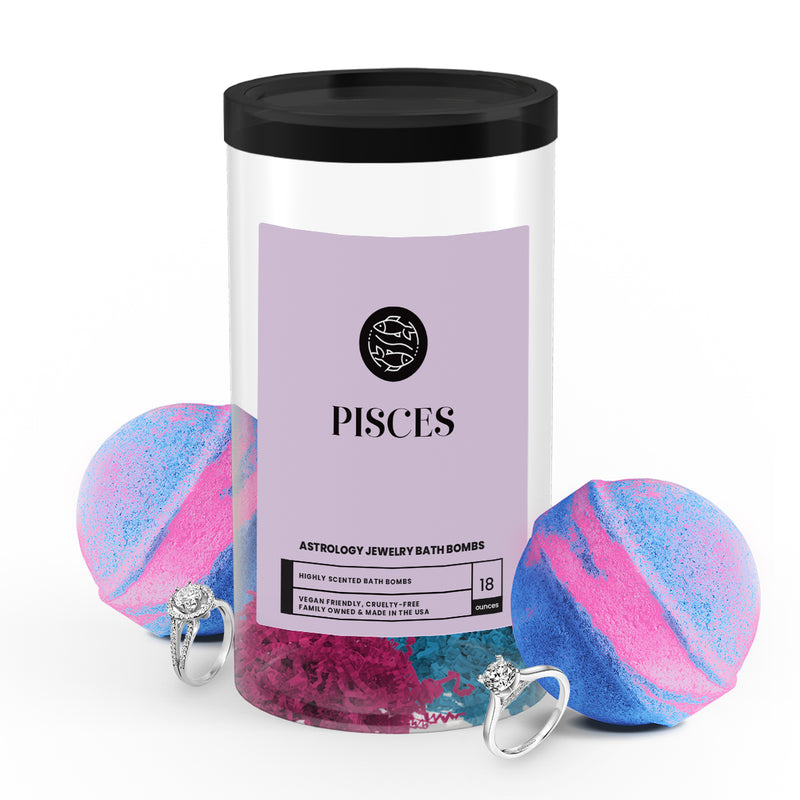 Pisces Astrology Jewelry Bath Bombs