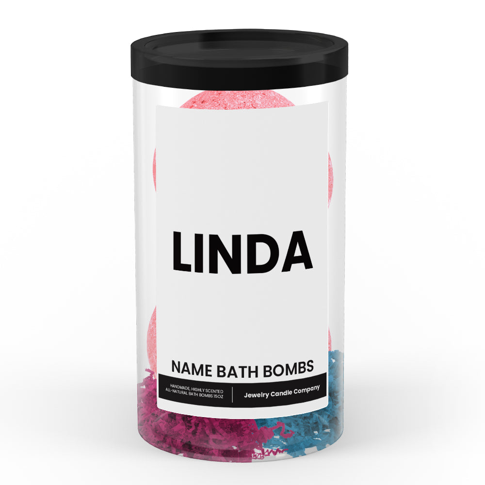 LINDA Name Bath Bomb Tube