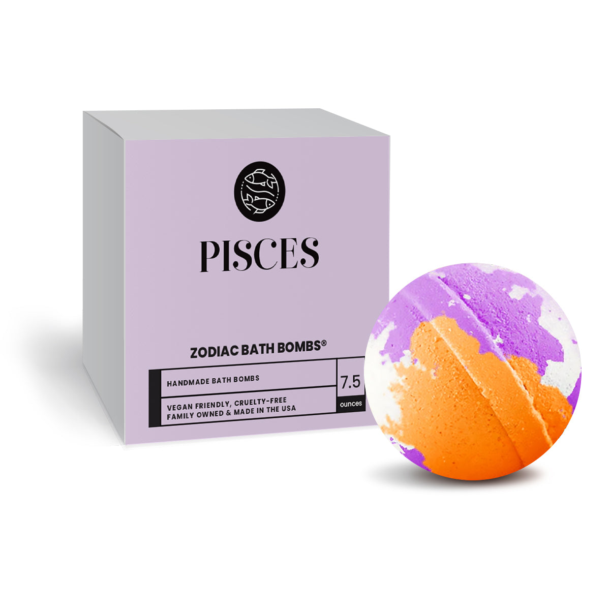 Pisces Zodiac Bath Bomb