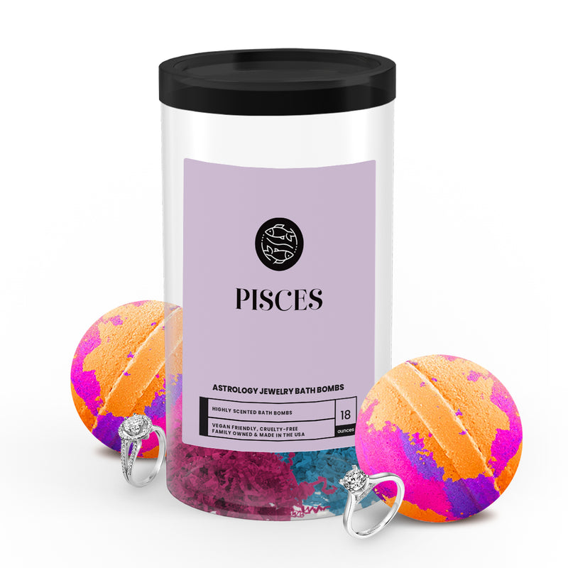 Pisces Astrology Jewelry Bath Bombs