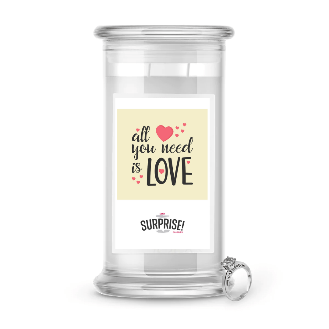 All You Need is Love | Valentine's Day Surprise Jewelry Candles