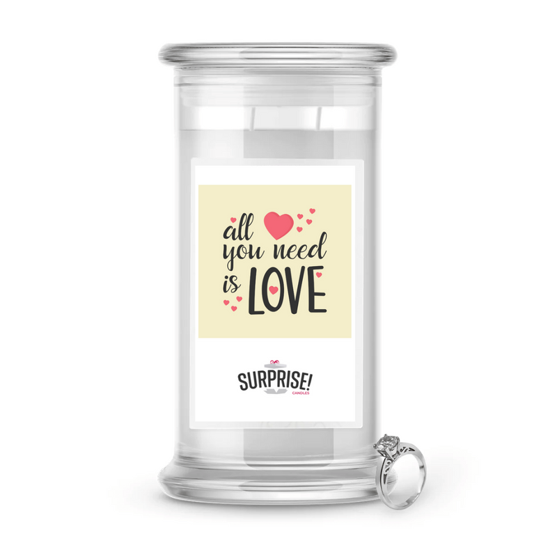 All You Need is Love  | Valentine's Day Surprise Jewelry Candles
