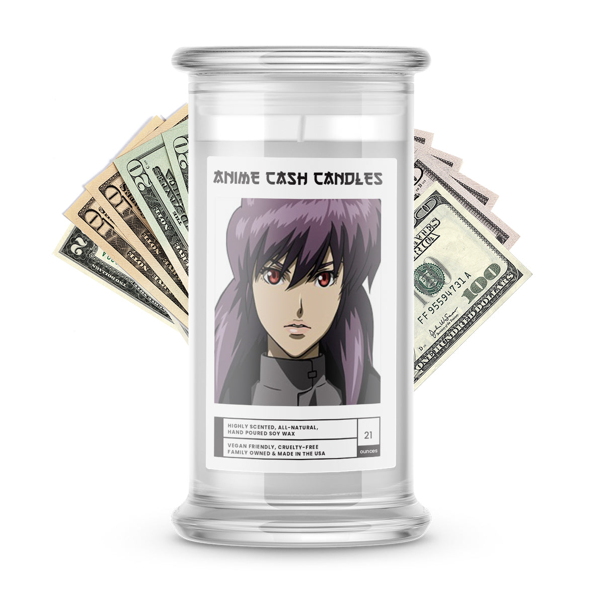 Kusanagi, Motoko | Anime Cash Candle
