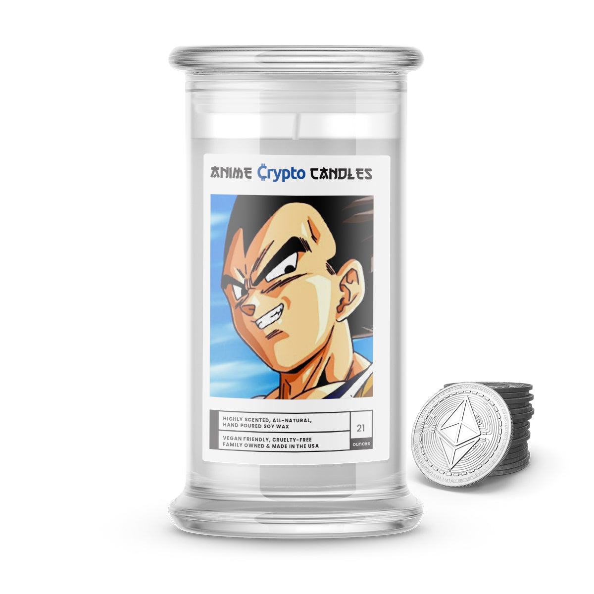 Vegeta (ベジータ) - Crypto Anime Candles