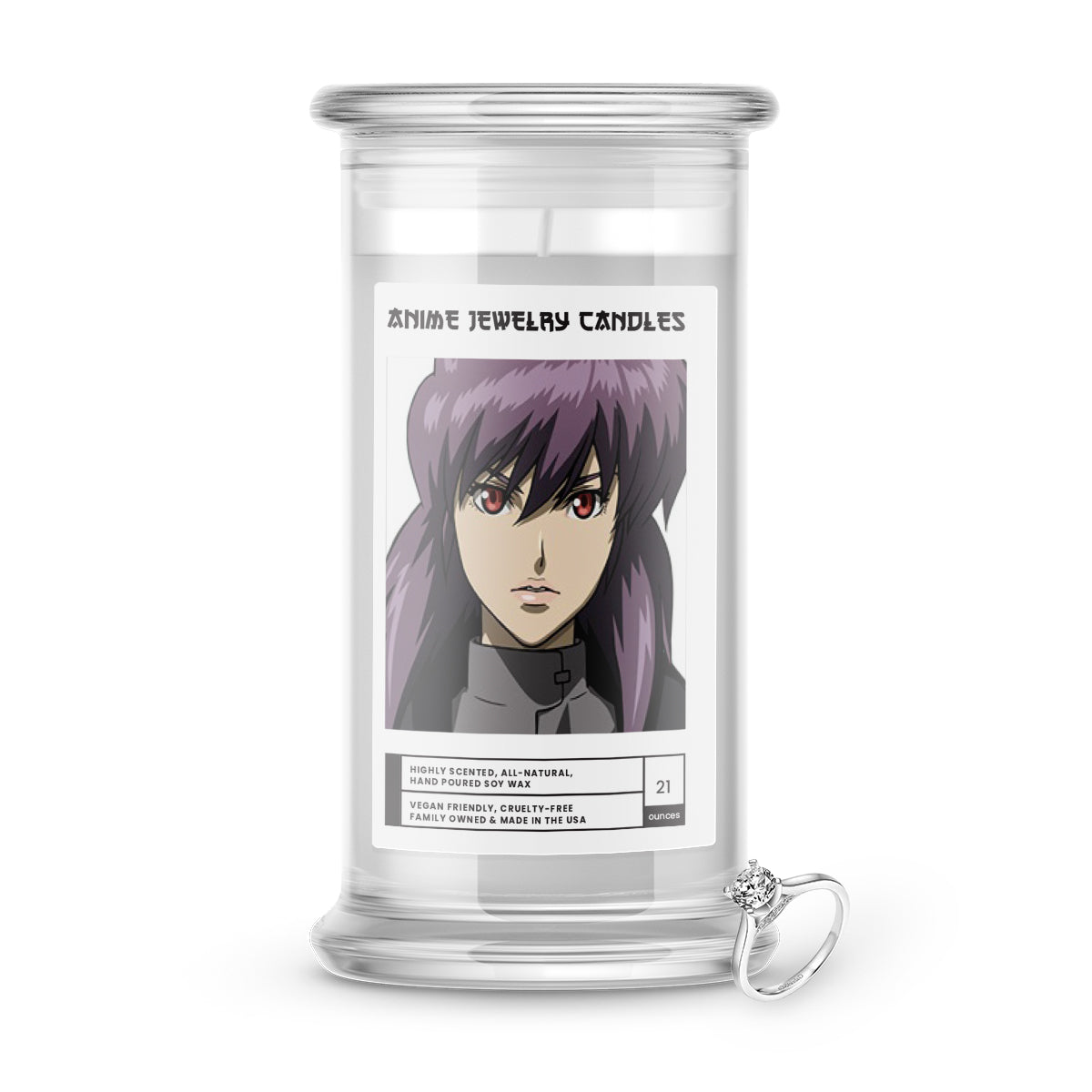 Kusanagi, Motoko | Anime Jewelry Candles