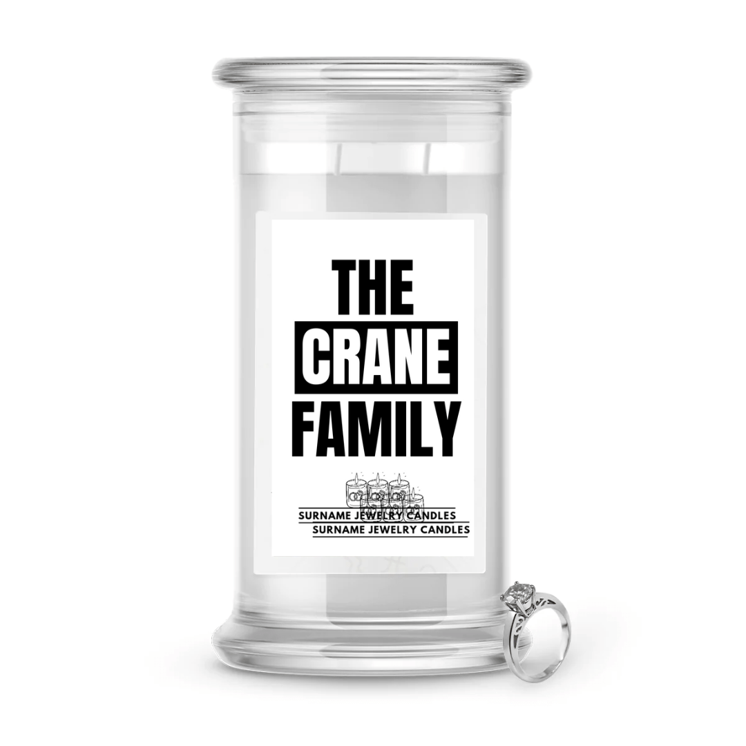 The Crane Family | Surname Jewelry Candles