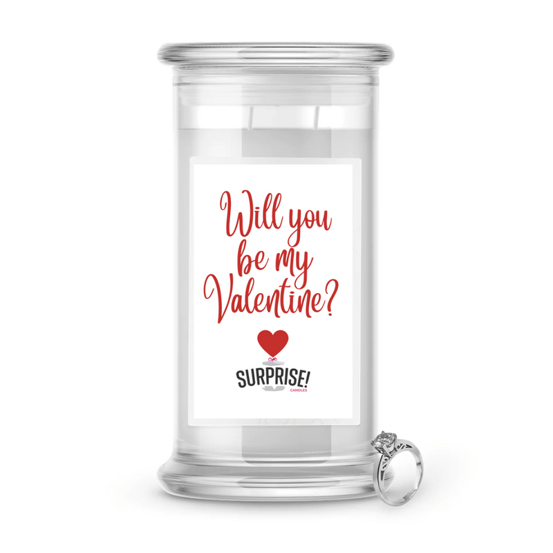 Will You be My Valentine?  | Valentine's Day Surprise Jewelry Candles