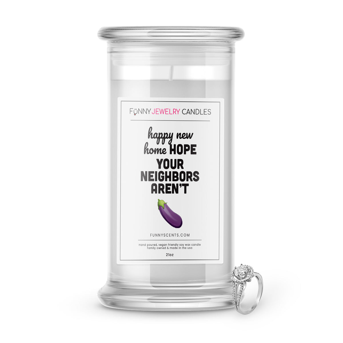 happy new home Hope Your Neighbors aren't Dick Jewelry Funny Candles