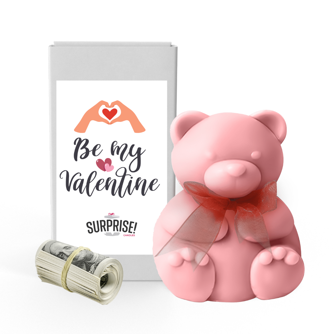 Be My Valentine | Valentines Day Surprise Cash Money Bear Wax Melts
