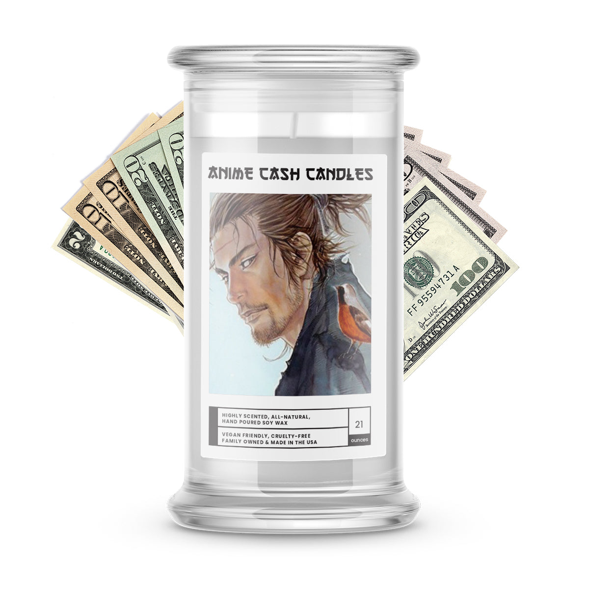 Miyamoto, Musashi | Anime Cash Candle