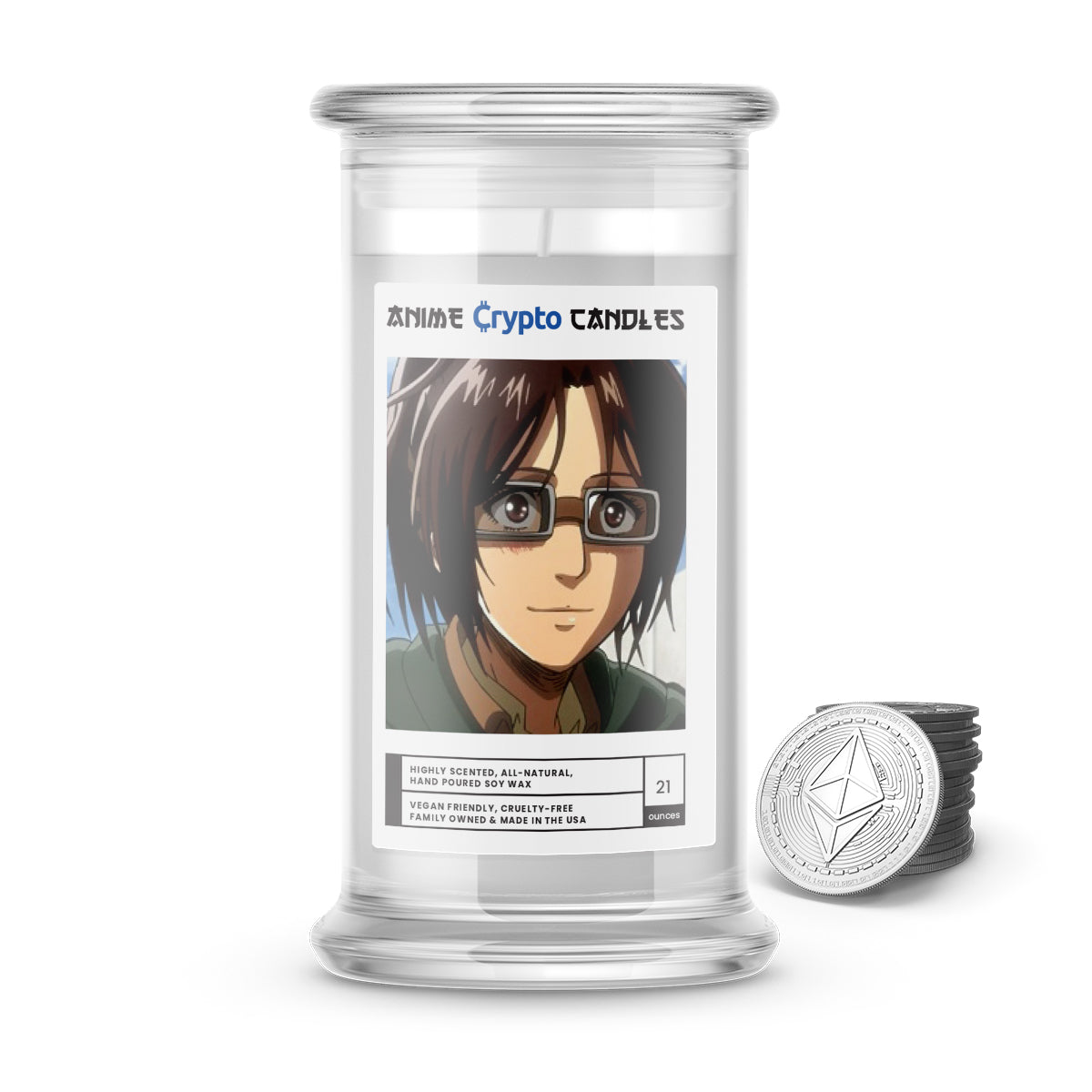 Zoë, Hange (ハンジ・ゾエ) - Crypto Anime Candles