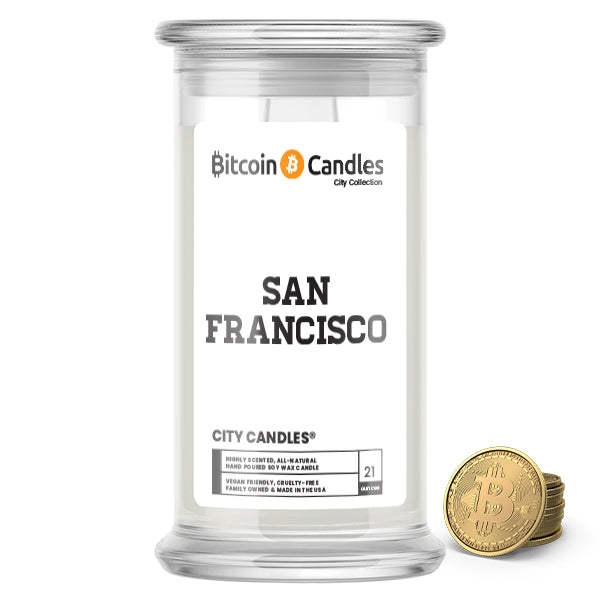 San Francisco City Bitcoin Candles