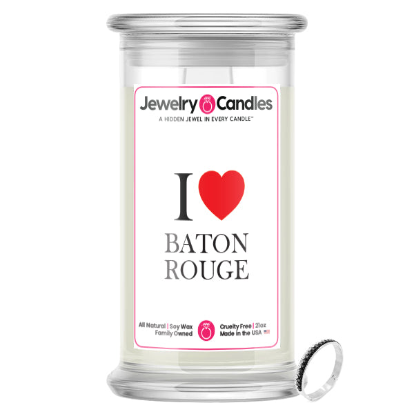 I Love BATON ROUGE Jewelry City Love Candles