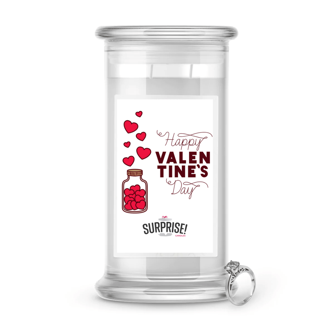 Happy Valentine's Day  | Valentine's Day Surprise Jewelry Candles