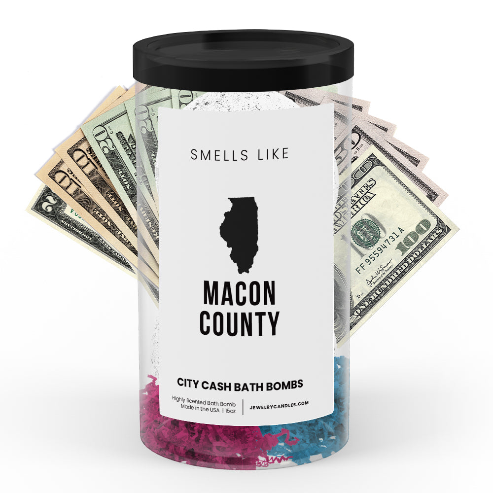 Smells Like Macon County City Cash Bath Bombs
