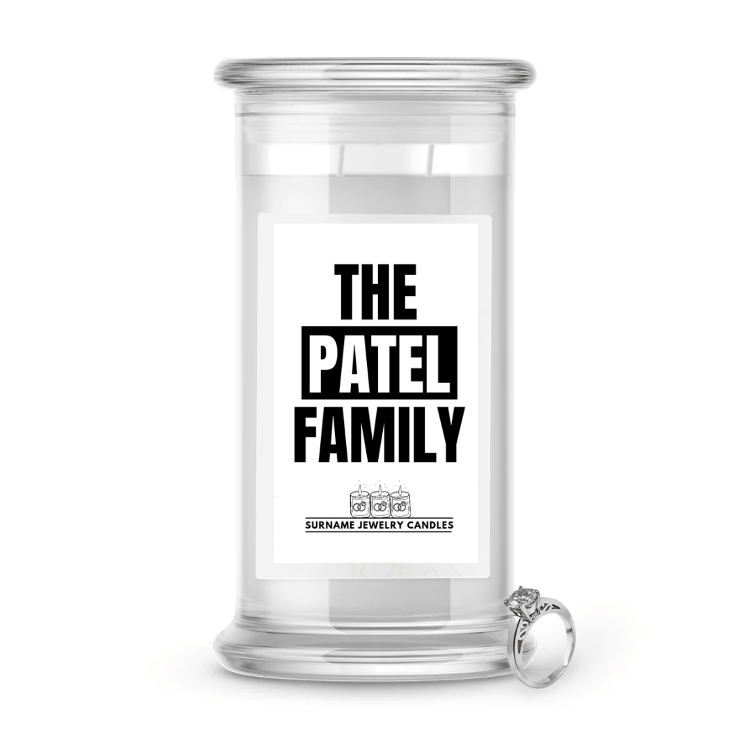 The Patel Family | Surname Jewelry Candles