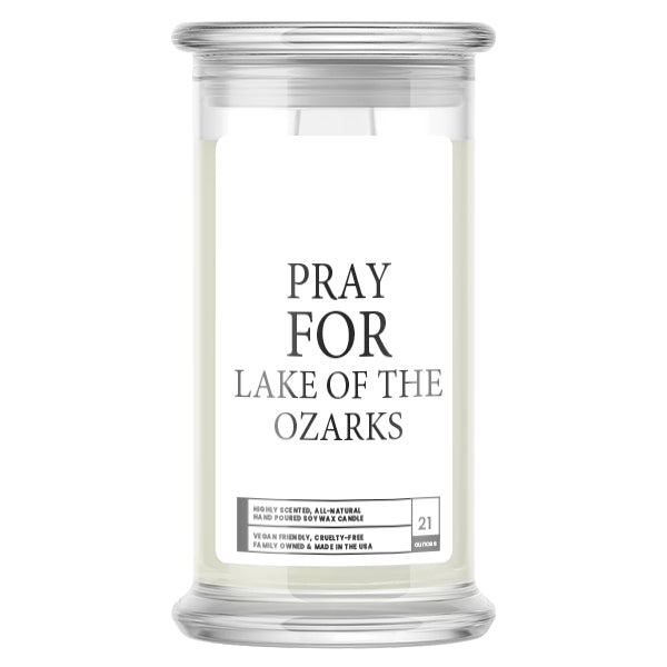 Pray For Lake of the Ozarks Candle