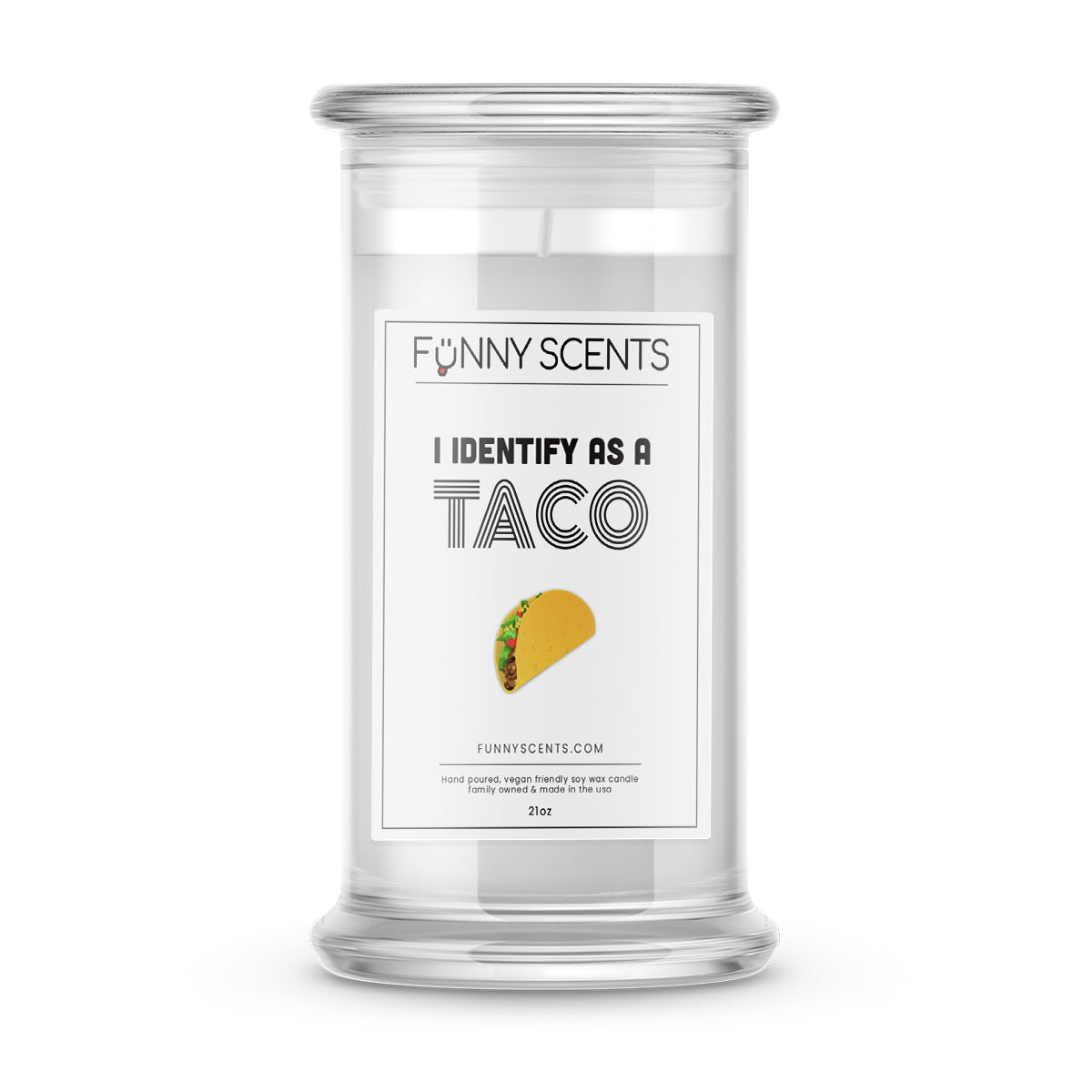 I Identify As a Taco Funny Candles