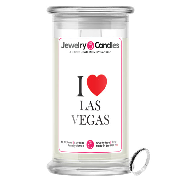 I Love LAS VEGAS Jewelry City Love Candles