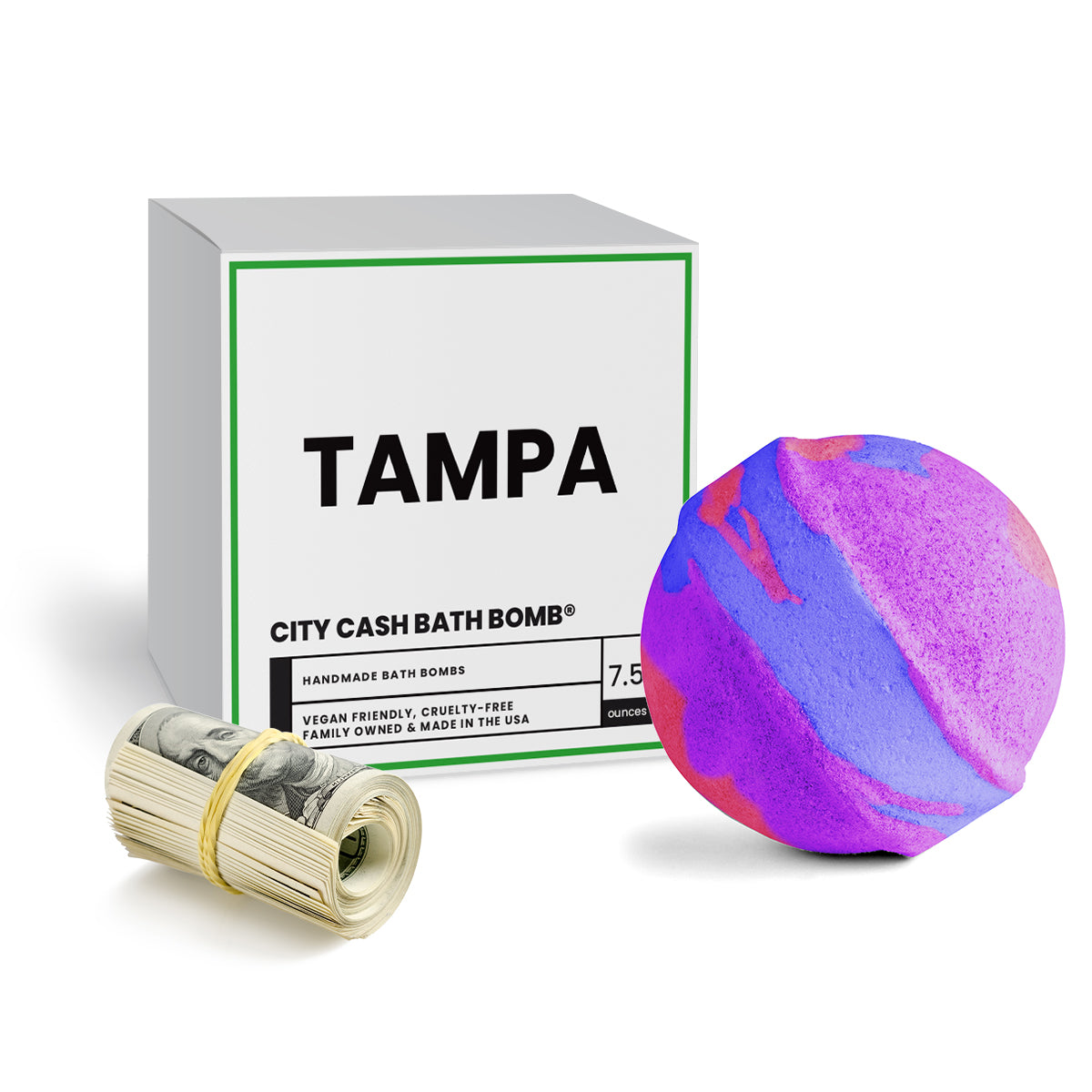 Tampa City Cash Bath Bomb