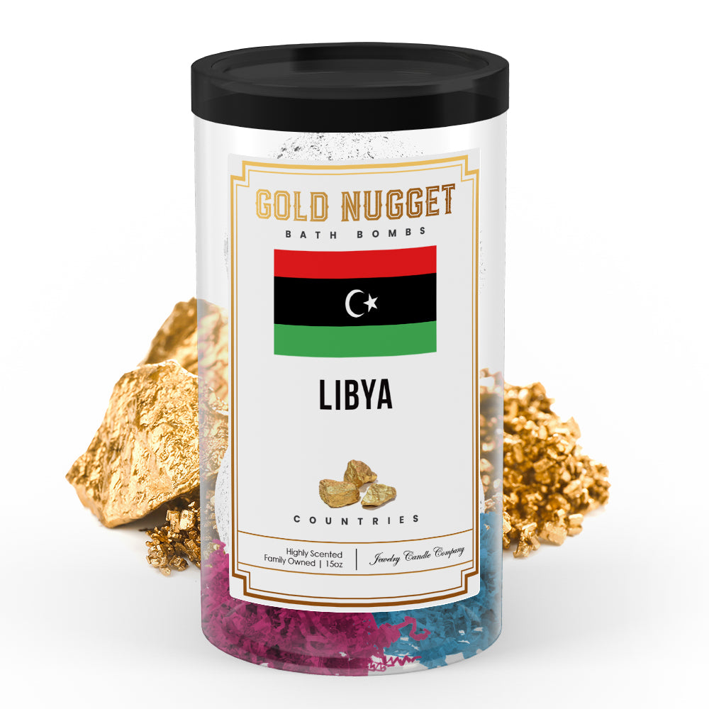 Libya Countries Gold Nugget Bath Bombs