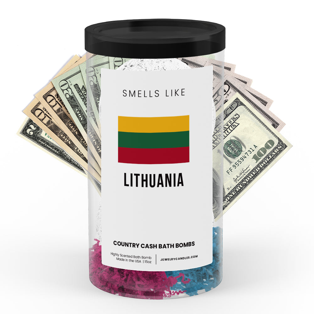 Smells Like Lithuania Country Cash Bath Bombs