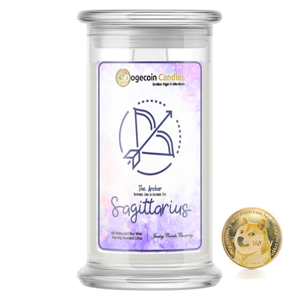 Sagittarius Zodiac Dogecoin Candles
