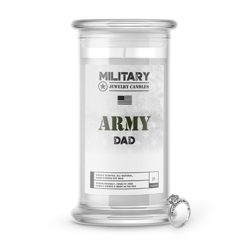 Army Dad | Military Jewelry Candles