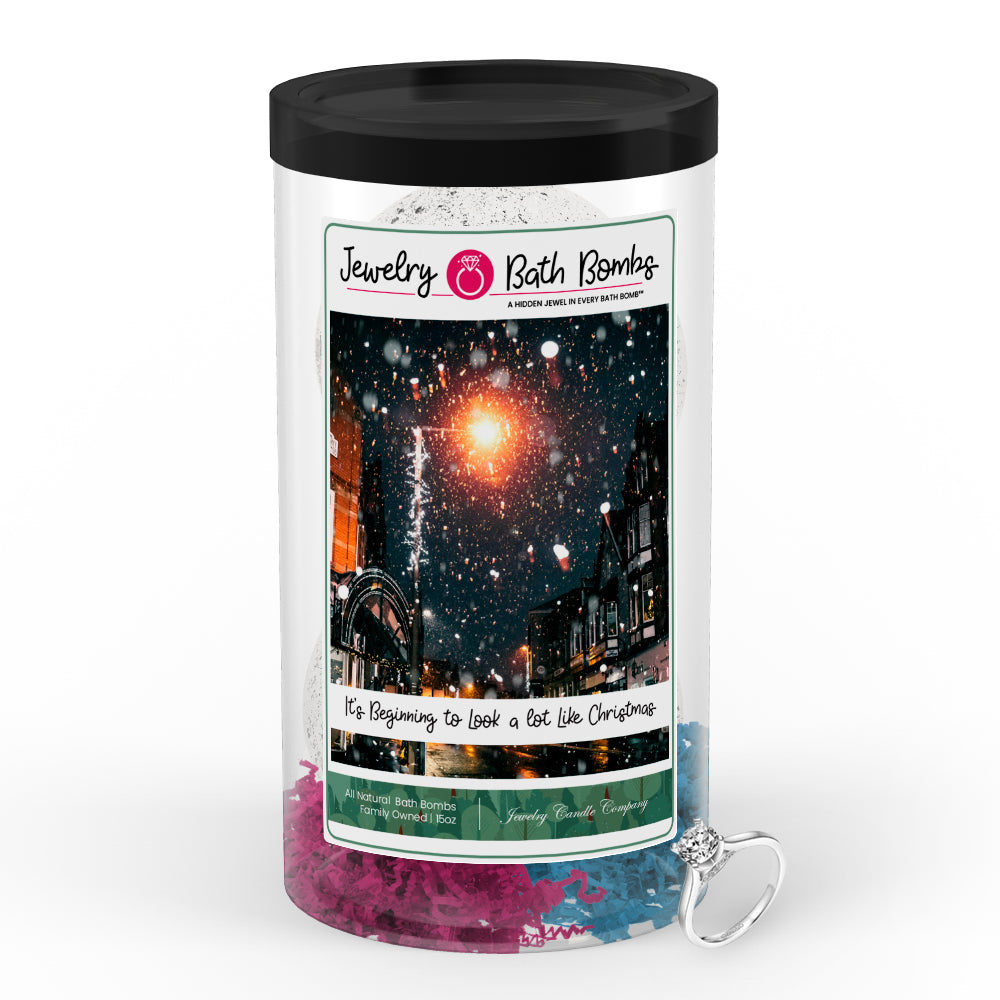 It's Begnning To Look A Lot Like Chrismas Jewelry Bath Bomb